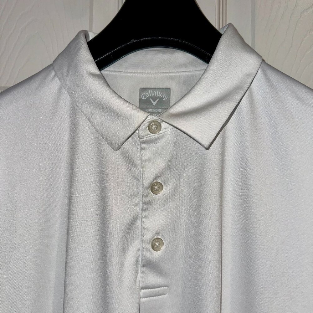 Callaway Tournament Performance Polo – Men’s XL – Bright White